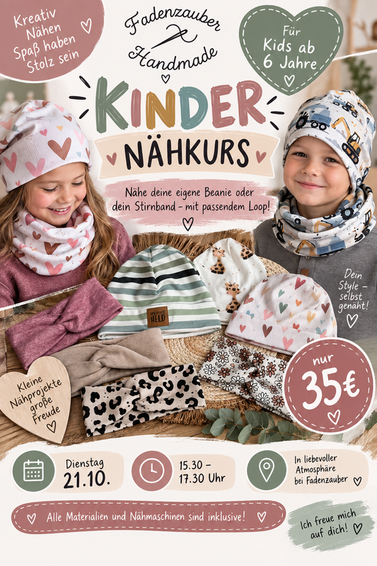 Workshop Beanie/ Stirnband und Loop