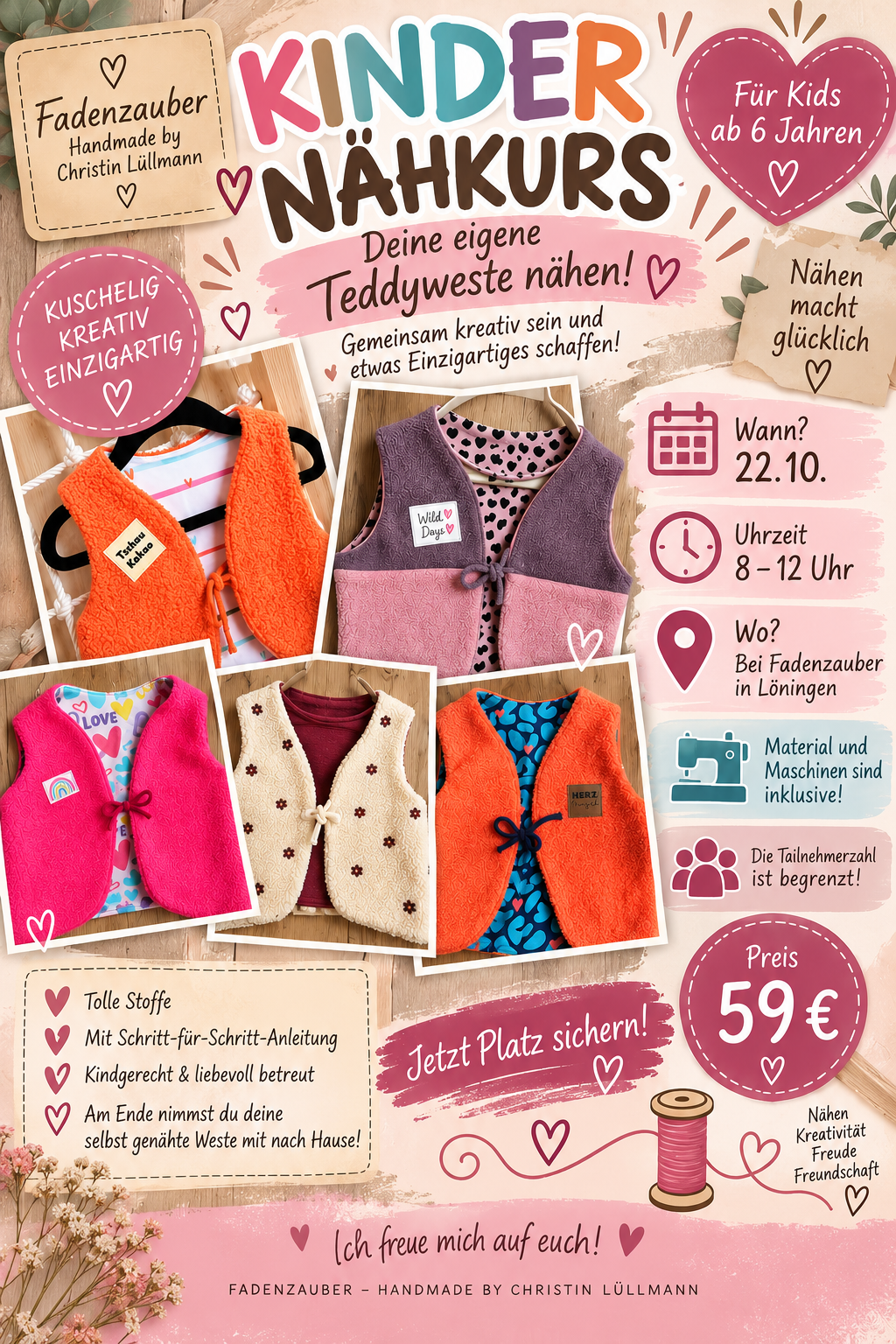 Workshop Weste
