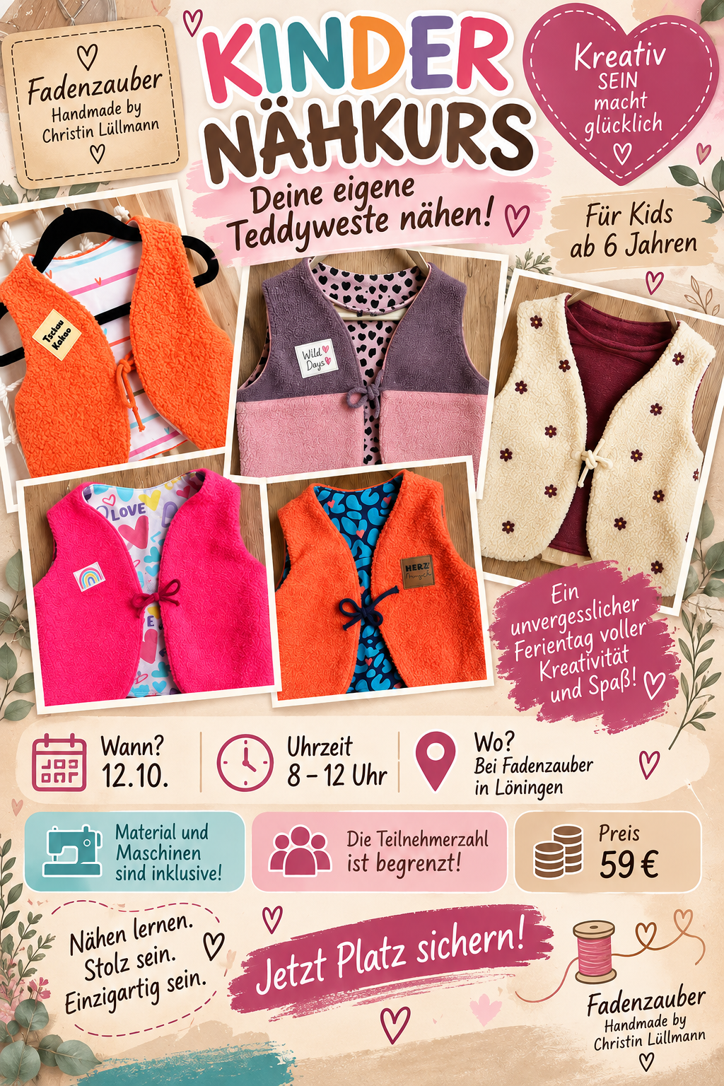 Workshop Weste