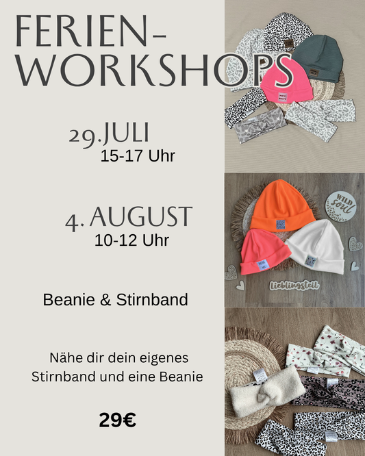 Workshop Beanie+Stirnband