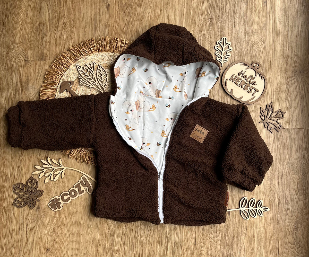 Plüschjacke