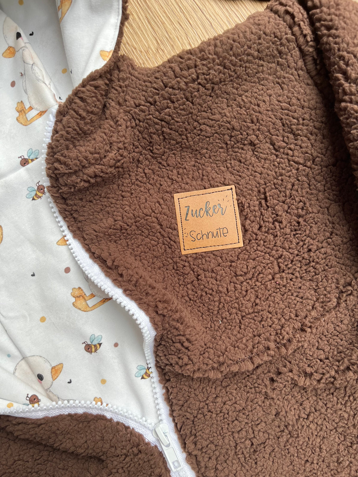 Plüschjacke