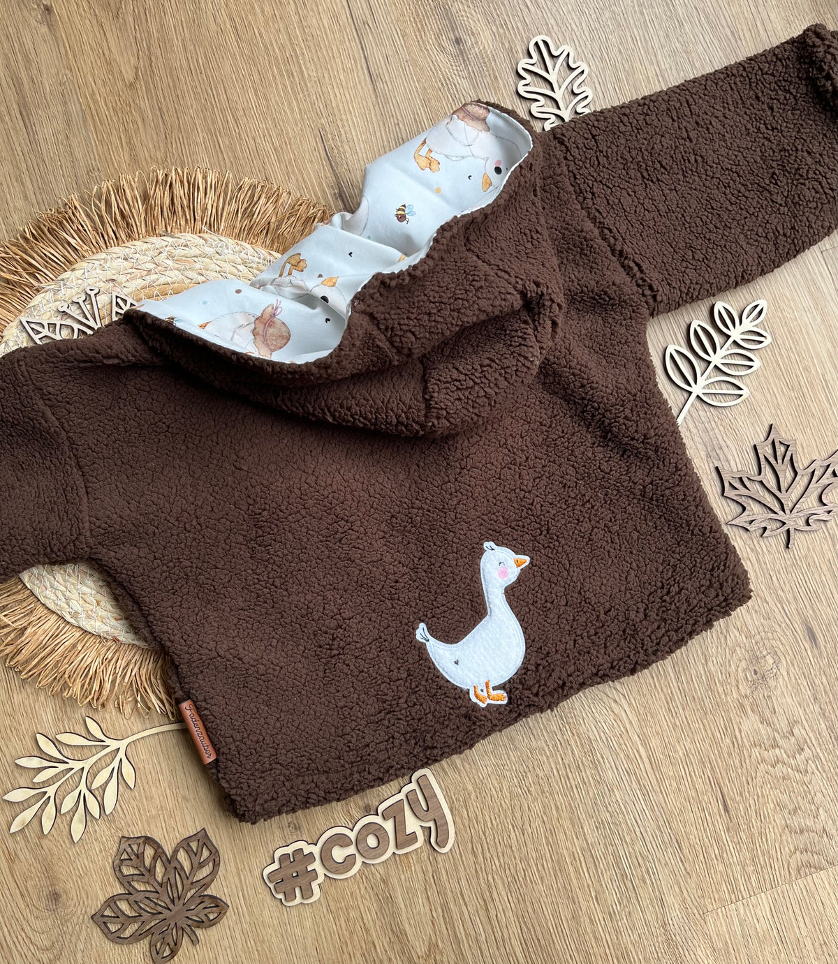 Plüschjacke