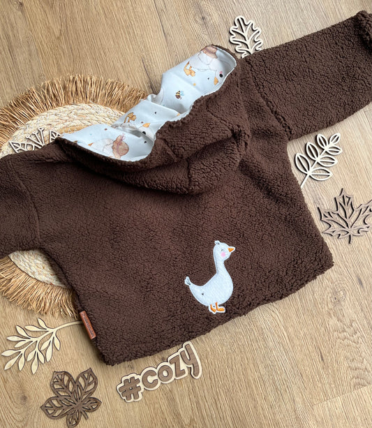 Plüschjacke